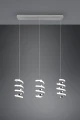 Lampa wisząca Laola chrom LED 3 step dim. 3x8W 4000K rl R34183106 | 4017807588422 noxbox lampynox www.lampynox.pl