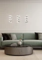 Lampa wisząca Laola chrom LED 3 step dim. 3x8W 4000K rl R34183106 | 4017807588422 noxbox lampynox www.lampynox.pl