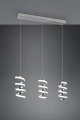 Lampa wisząca Laola chrom LED 3 step dim. 3x8W 4000K rl R34183106 | 4017807588422 noxbox lampynox www.lampynox.pl