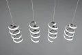 Lampa wisząca Laola chrom LED 3 step dim. 4x8W 4000K rl R34184106 | 4017807574043 noxbox lampynox www.lampynox.pl