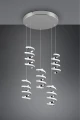 Lampa wisząca Laola chrom LED 3 step dim. 5x8W 4000K rl R34185306 | 4017807574029 noxbox lampynox www.lampynox.pl
