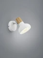 Kinkiet ścienny regulowany Latika biały mat | brąz E14 rl R81521031 | 4017807577013 noxbox lampynox www.lampynox.pl