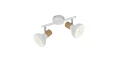 Spot Latika biały mat | brąz 2xE14 rl R81522031 | 4017807577020 noxbox lampynox www.lampynox.pl