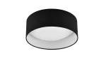 Locarno czarny Ø 30cm. LED 12W 3000K Lampa sufitowa