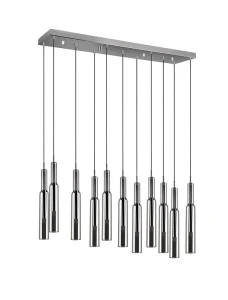 Lucent chrom DIP SWITCH LED 3 step dim. 11x2,8W 2300+3000+4000K Lampa wisząca ściemnialna