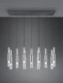 Lampa wisząca ściemnialna Lucent czarny | chrom DIP SWITCH LED 3 step dim. 11x2,8W 2300+3000+4000K trio 344511120 | 4017807578232 noxbox lampynox www.lampynox.pl