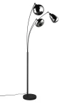 Lumina czarny mat | chromowany 3xE14 Lampa podłogowa stojąca