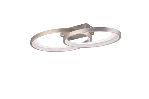 Lampa sufitowa Malaga nikiel mat LED 25W 3000K rl R64482107 | 4017807576948 noxbox lampynox www.lampynox.pl