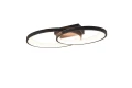 Lampa sufitowa Malaga czarny mat LED 25W 3000K rl R64482134 | 4017807576962 noxbox lampynox www.lampynox.pl