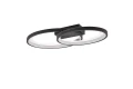 Lampa sufitowa Malaga czarny mat LED 25W 3000K rl R64482134 | 4017807576962 noxbox lampynox www.lampynox.pl