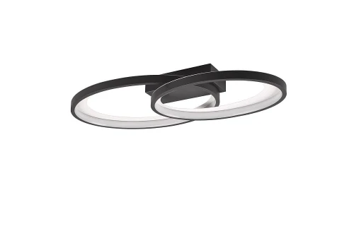 Lampa sufitowa Malaga czarny mat LED 25W 3000K rl R64482134 | 4017807576962 noxbox lampynox www.lampynox.pl