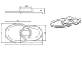 Lampa sufitowa Malaga czarny mat LED 25W 3000K rl R64482134 | 4017807576962 noxbox lampynox www.lampynox.pl