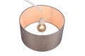 Lampa podłogowa stojąca Mansur biały mat | szary E27 trio 419200131 | 4017807574531 noxbox lampynox www.lampynox.pl