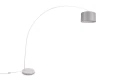 Lampa podłogowa stojąca Mansur biały mat | szary E27 trio 419200131 | 4017807574531 noxbox lampynox www.lampynox.pl