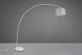Lampa podłogowa stojąca Mansur biały mat | szary E27 trio 419200131 | 4017807574531 noxbox lampynox www.lampynox.pl
