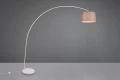 Lampa podłogowa stojąca Mansur biały mat | szary E27 trio 419200131 | 4017807574531 noxbox lampynox www.lampynox.pl