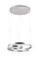 Lampa wisząca Marnie aluminium szczotkowane LED 3 step dim. 68W 3000K trio 344110105 | 4017807577907 noxbox lampynox www.lampynox.pl