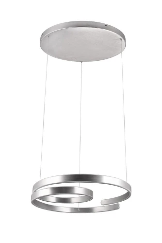 Lampa wisząca Marnie aluminium szczotkowane LED 3 step dim. 68W 3000K trio 344110105 | 4017807577907 noxbox lampynox www.lampynox.pl