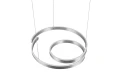 Lampa wisząca Marnie aluminium szczotkowane LED 3 step dim. 68W 3000K trio 344110105 | 4017807577907 noxbox lampynox www.lampynox.pl