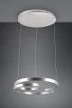 Lampa wisząca Marnie aluminium szczotkowane LED 3 step dim. 68W 3000K trio 344110105 | 4017807577907 noxbox lampynox www.lampynox.pl