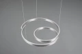 Lampa wisząca Marnie aluminium szczotkowane LED 3 step dim. 68W 3000K trio 344110105 | 4017807577907 noxbox lampynox www.lampynox.pl
