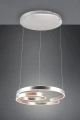 Lampa wisząca Marnie aluminium szczotkowane LED 3 step dim. 68W 3000K trio 344110105 | 4017807577907 noxbox lampynox www.lampynox.pl