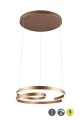 Lampa wisząca Marnie kawowy LED 3 step dim. 68W 3000K trio 344110165 | 4017807577860 noxbox lampynox www.lampynox.pl
