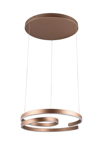 Lampa wisząca Marnie kawowy LED 3 step dim. 68W 3000K trio 344110165 | 4017807577860 noxbox lampynox www.lampynox.pl