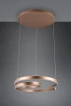 Lampa wisząca Marnie kawowy LED 3 step dim. 68W 3000K trio 344110165 | 4017807577860 noxbox lampynox www.lampynox.pl