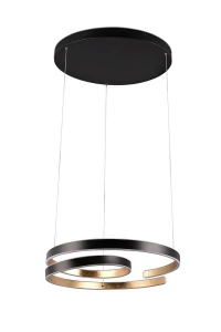 Marnie czarny | złoty LED 3 step dim. 68W 3000K Lampa wisząca