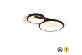 Lampa sufitowa ściemnialna Medera czarny mat | biały LED 3 step dim. 26W 3000K trio 643810232 | 4017807588446 noxbox lampynox www.lampynox.pl