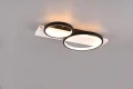 Lampa sufitowa ściemnialna Medera czarny mat | biały LED 3 step dim. 26W 3000K trio 643810232 | 4017807588446 noxbox lampynox www.lampynox.pl