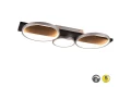 Lampa sufitowa ściemnialna Medera tytanowy | czarny LED 3 step dim. 33W 3000K trio 643810387 | 4017807588439 noxbox lampynox www.lampynox.pl