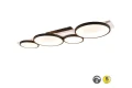 Lampa sufitowa ściemnialna Medera czarny mat | biały LED 3 step dim. 44W 3000K trio 643810432 | 4017807577051 noxbox lampynox www.lampynox.pl