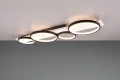 Lampa sufitowa ściemnialna Medera czarny mat | biały LED 3 step dim. 44W 3000K trio 643810432 | 4017807577051 noxbox lampynox www.lampynox.pl