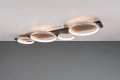 Lampa sufitowa ściemnialna Medera tytanowy | czarny LED 3 step dim. 44W 3000K trio 643810487 | 4017807577068 noxbox lampynox www.lampynox.pl