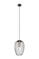 Lampa wisząca Grid czarny mat E27 trio R31371932 | 4017807571394 noxbox lampynox www.lampynox.pl