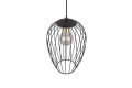 Lampa wisząca Grid czarny mat E27 trio R31371932 | 4017807571394 noxbox lampynox www.lampynox.pl