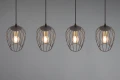 Lampa wisząca Grid czarny mat 4xE27 rl R31374032 | 4017807571417 noxbox lampynox www.lampynox.pl