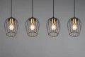 Lampa wisząca Grid czarny mat 4xE27 rl R31374032 | 4017807571417 noxbox lampynox www.lampynox.pl