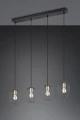Lampa wisząca Grid czarny mat 4xE27 rl R31374032 | 4017807571417 noxbox lampynox www.lampynox.pl