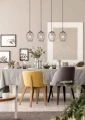 Lampa wisząca Grid czarny mat 4xE27 rl R31374032 | 4017807571417 noxbox lampynox www.lampynox.pl