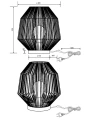 Lampka stołowa Miki brąz E27 rl R51101026 | 4017807580730 noxbox lampynox www.lampynox.pl