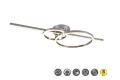 Lampa sufitowa ściemnialna Montilla chrom LED dim. 54W 2700-6000K pilot trio 643010306 | 4017807574739 noxbox lampynox www.lampynox.pl