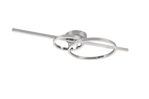 Lampa sufitowa ściemnialna Montilla chrom LED dim. 54W 2700-6000K pilot trio 643010306 | 4017807574739 noxbox lampynox www.lampynox.pl