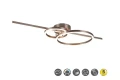 Lampa sufitowa ściemnialna Montilla nikiel mat LED dim. 54W 2700-6000K pilot trio 643010307 | 4017807574760 noxbox lampynox www.lampynox.pl