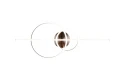 Lampa sufitowa ściemnialna Montilla nikiel mat LED dim. 54W 2700-6000K pilot trio 643010307 | 4017807574760 noxbox lampynox www.lampynox.pl