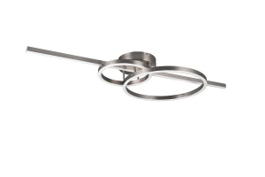 Montilla nikiel mat LED dim. 54W 2700-6000K pilot Lampa sufitowa ściemnialna