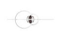 Lampa sufitowa ściemnialna Montilla nikiel mat LED dim. 54W 2700-6000K pilot trio 643010307 | 4017807574760 noxbox lampynox www.lampynox.pl