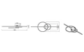 Lampa sufitowa ściemnialna Montilla kawowy LED dim. 54W 2700-6000K pilot trio 643010365 | 4017807574753 noxbox lampynox www.lampynox.pl